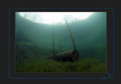 An underwater filter of a water collection system. by Sven Tramaux 